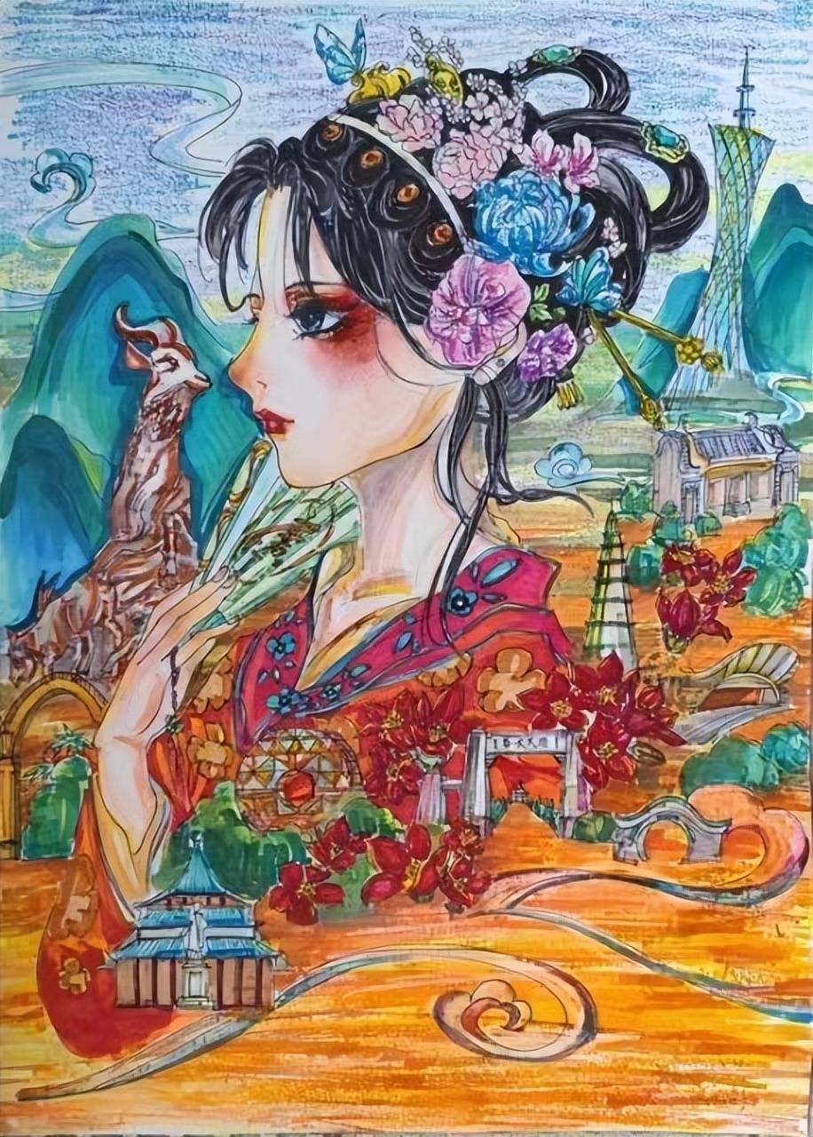 科普展现:绘画作品名称（家乡绘画作品名称）