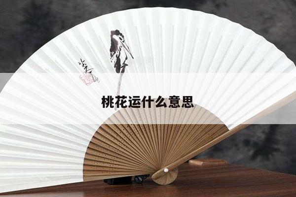 桃花运什么意思