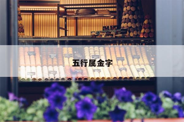 五行属金字