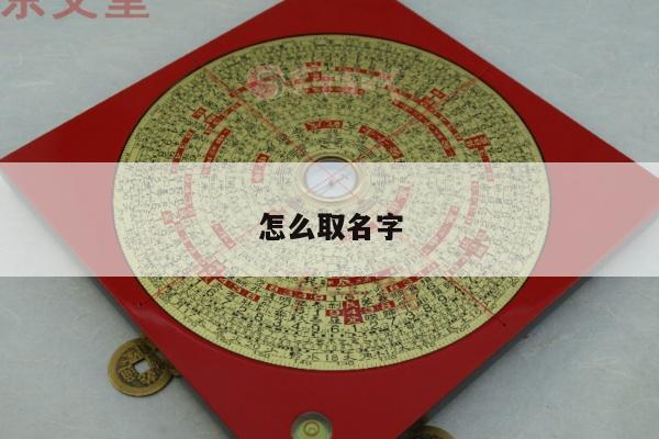 怎么取名字
