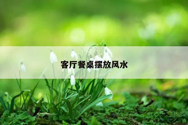 客厅餐桌摆放风水