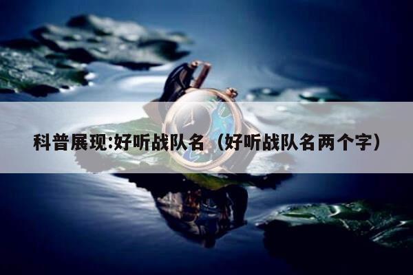 科普展现:好听战队名（好听战队名两个字）