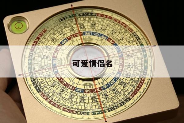 可爱情侣名